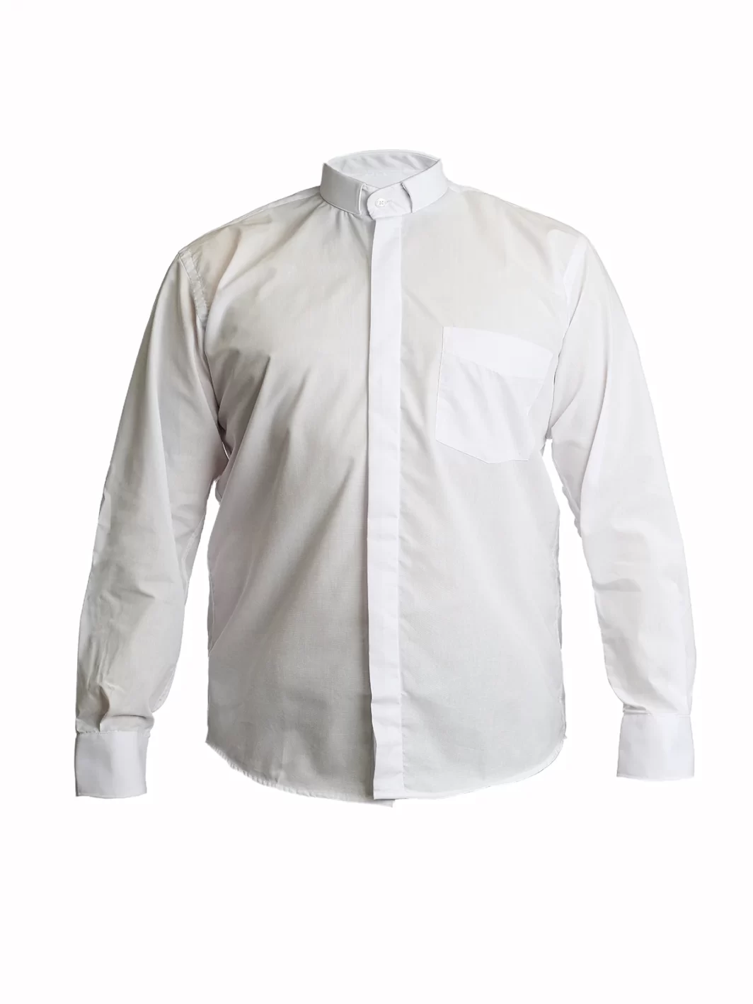 CAMISA CLERIMAN FIL A FIL Serie 300 ML BLANCA